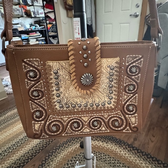 Montana West Brown Crossbody Bag - Picture 2 of 4